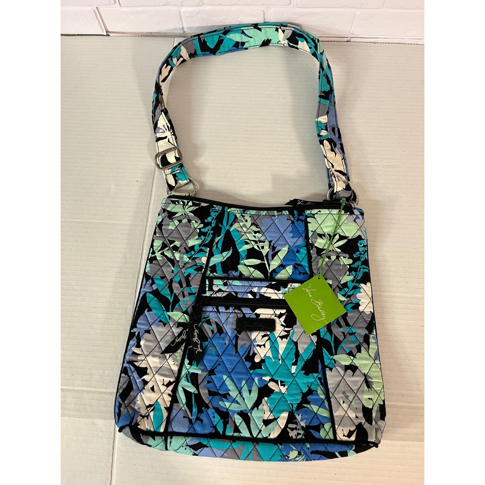 Vera Bradley‎ Hipster Bag Womens OS Blue Camofloral Quilted Crossbody 15715-539